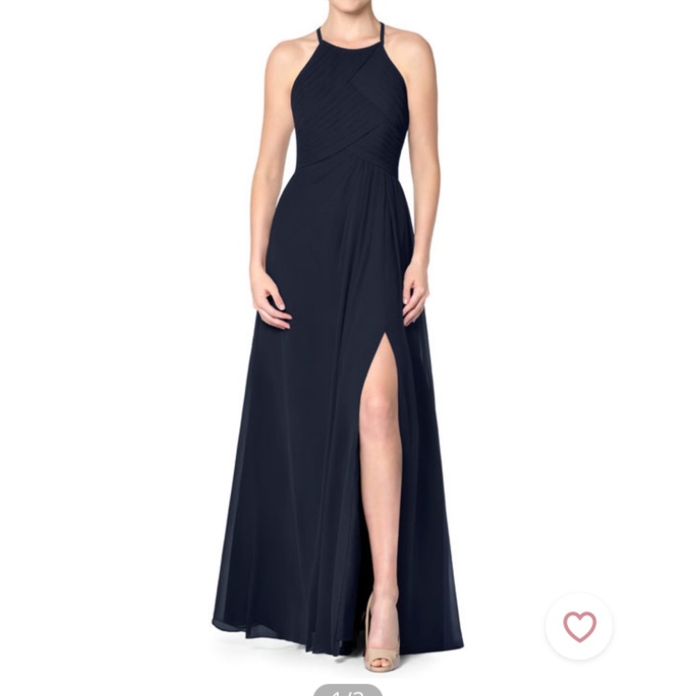 NWT Azazie Ginger in Dark Navy